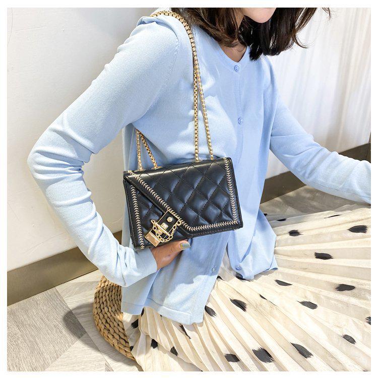 SCIONE Bag Female Rhombic Chain Handbag Fashion Small Square Bag Temperament Small Fragrance Shoulder Bag