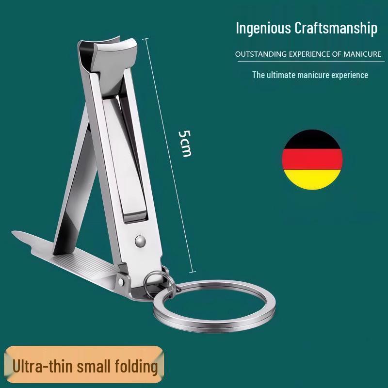 

Ultra-Thin Folding Nail Clippers: Convenient Multifunctional Manicure Tool