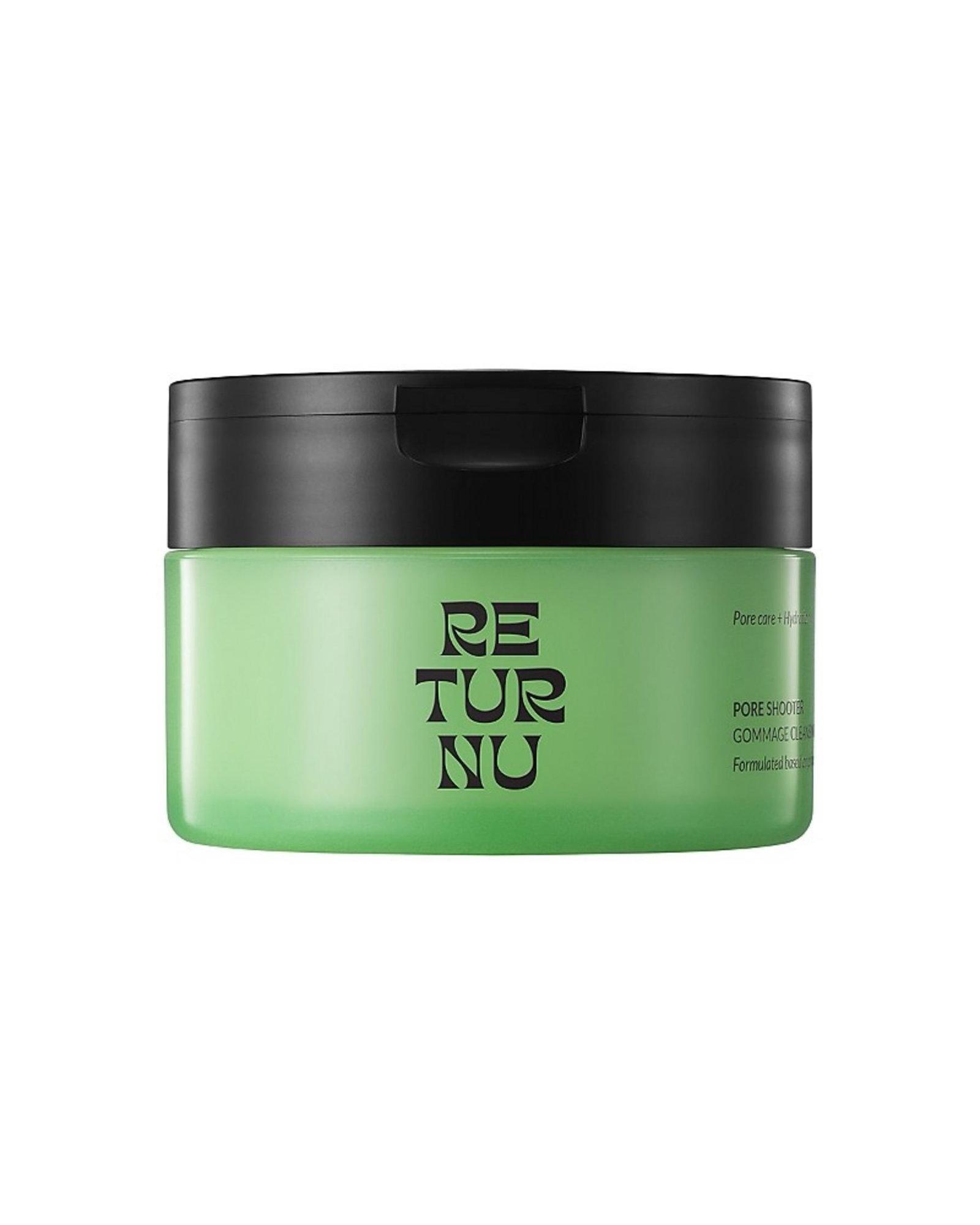 Returnu, Gommage Poreshooter, Refinador de Poros, Bálsamo Limpiador, Para Rostro, 95 ml