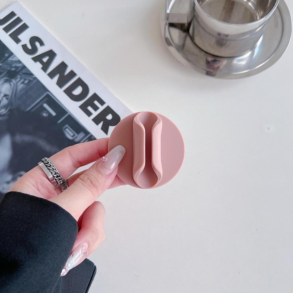 Silicone Phone Case with 3M Adhesive Lipstick Holder & Stand