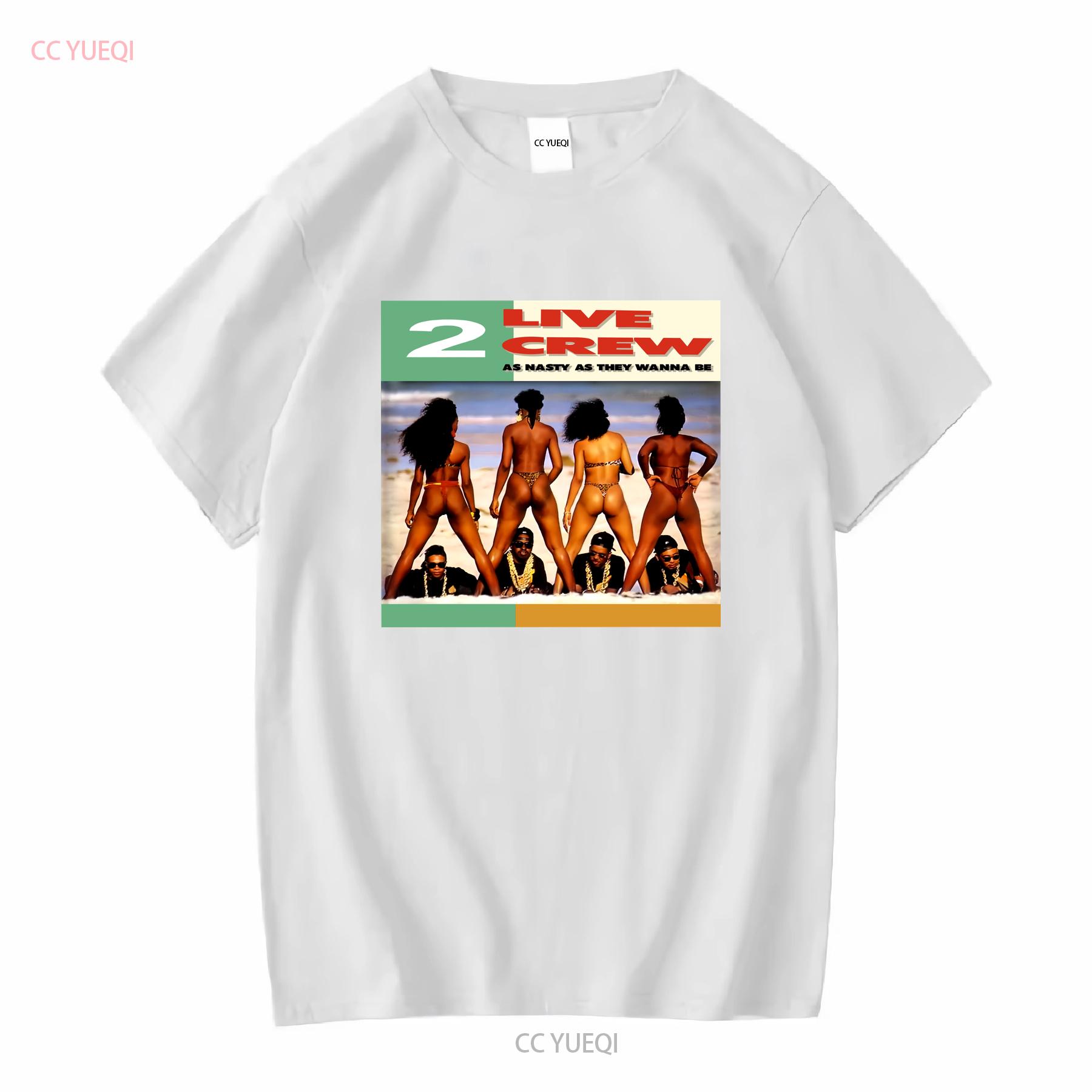 

2 Live Crew As Nasty They Wanna Be T shirt vintage Washed Soft streetwear Slightly Versatile fashion Breathable Stylish Casual S