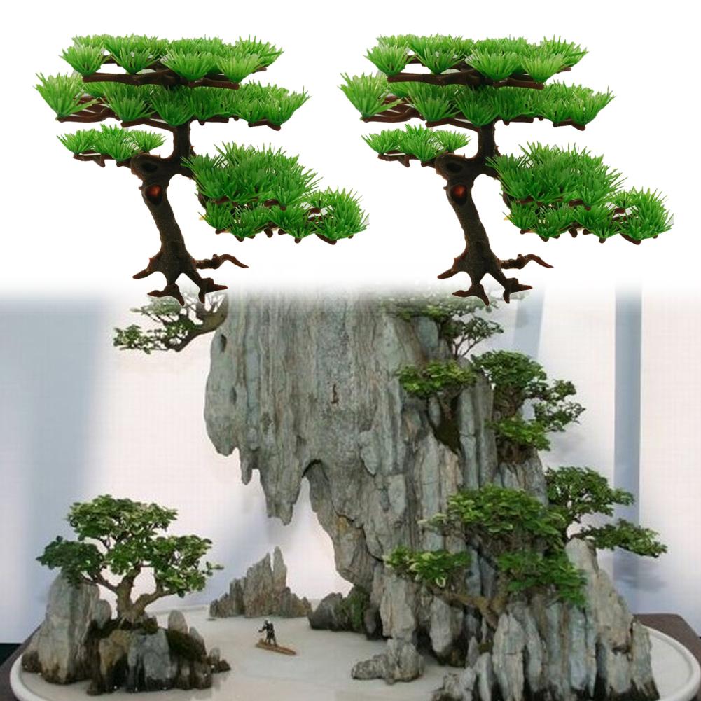 Plastic Bonsai Decoration Ornaments Artifical Treeartificial Decor Crafts Arts DIY Simulated Prop for Aquarium Landscaping
