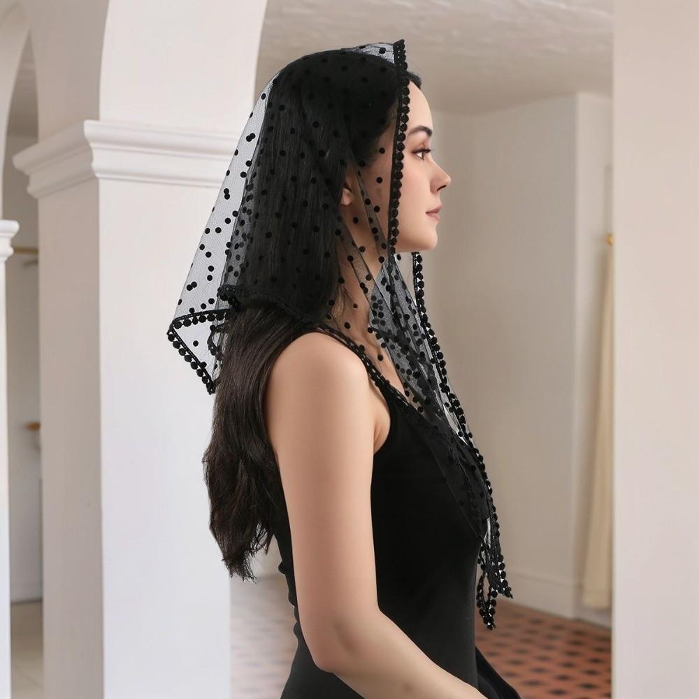 Embroidery Lace Scarf Thin Scarf Shawl Vintage Hair Scarf Headband  Women