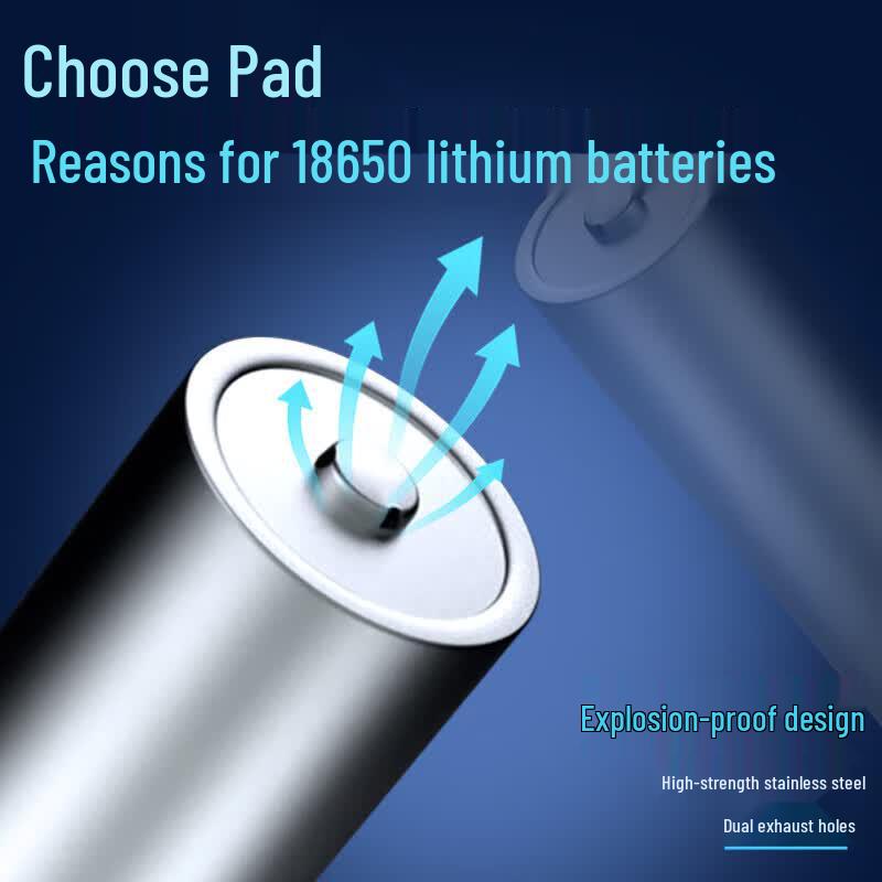 PADE 18650 9250mWh 3.7V Rechargeable Lithium Battery CN plug (adapter included)