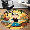 1pc Popeye Office Round Area Rug, Bedroom Living Room Home Decor, Room Deco,  Offic a1016083