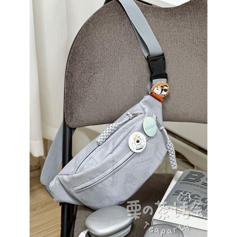 

Свежая Mori Girl Милая Студенческая Нагрудная Сумка Grey