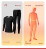 Couples' 5A Antibacterial Thermal Suit with Heating Patch - Wearable As Outerwear, Includes Top and Pants for Autumn