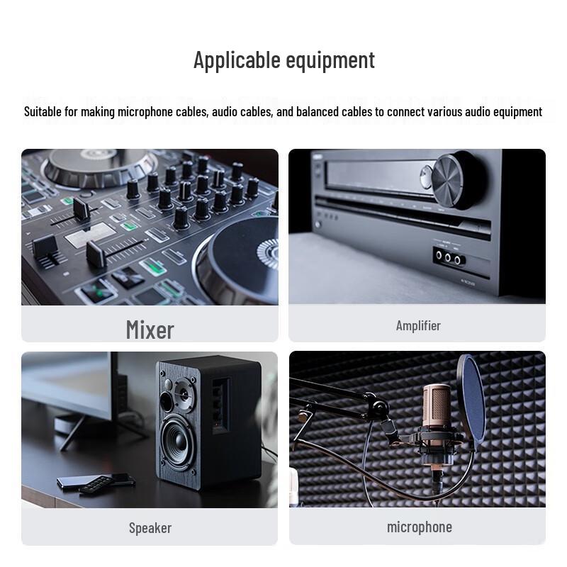 Ugreen 3-Pin XLR Microphone Audio Adapter Plug