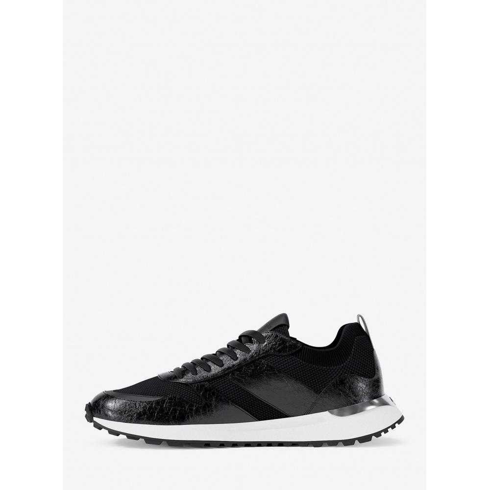 Michael Kors Jesse Mix Media Sneakers 49s6jsfs3d1 Black