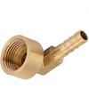 90 Degree Elbow Brass Barb Fitting Female Thread Brass Elbow Hose Barb Coupling Connector Joint Adapter Fitting G1/2 Air/Water/Fuel/Oil/Inert
