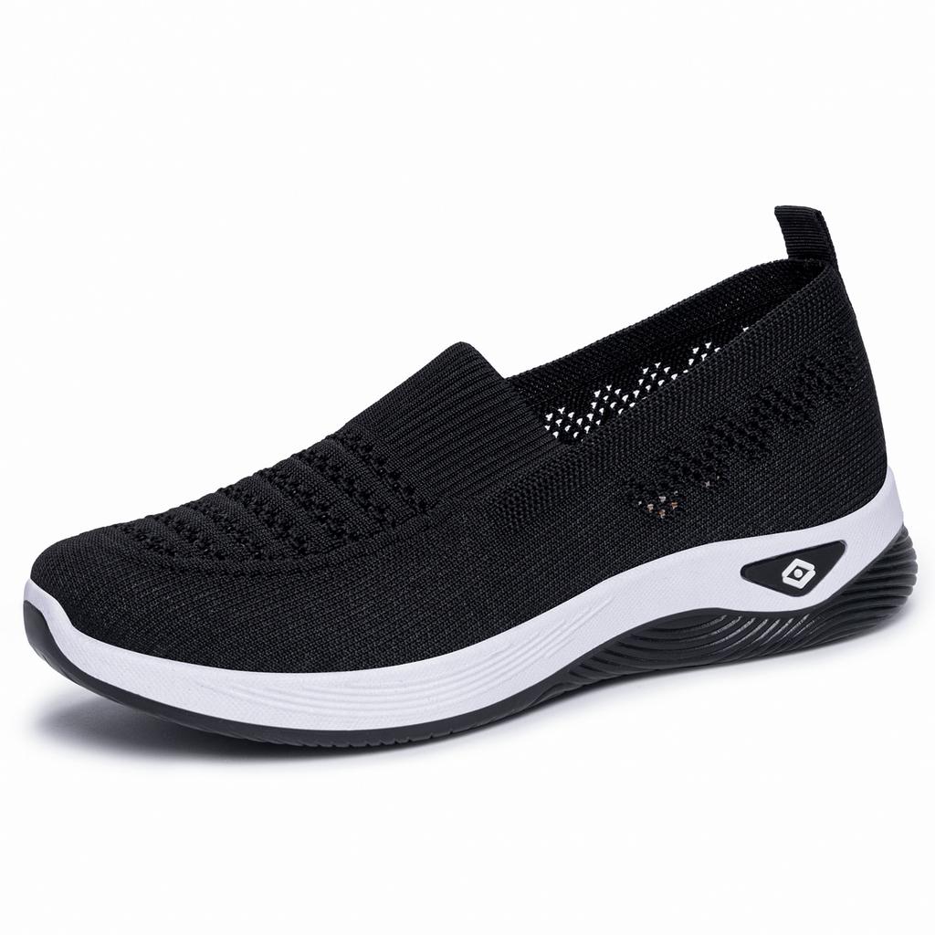 Women's Woven Breathable Shoes Arch Support Diabetes Foam Shoes Walking Anti-Slip Sports Shoes Indoor Outdoor Casual Athletic Work Sneakers for Women