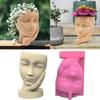 Girl Succulent Plant Pots Silicone Mold Jewelry Storage Boxes Resin Mold DIY