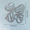 4pcs Love Hearts Metal Cutting Dies Stencils DIY Scrapbooking Embossing Paper Crad Decorative Craft Die Cut