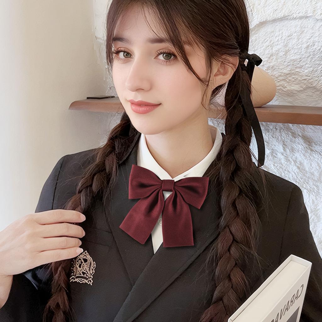 JK Small Necktie Bowtie Uniform Collar Butterfly Cravats For Student Basic Style School Uniform Ties Shirt Dress Neck Wear Ties