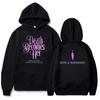 Now A Warning? Hoodies DEATH BECOMES HER FIM Printing Sweatshirts for Winter Hooded Long Sleeve Female Sudaderas Unisex Clothing
