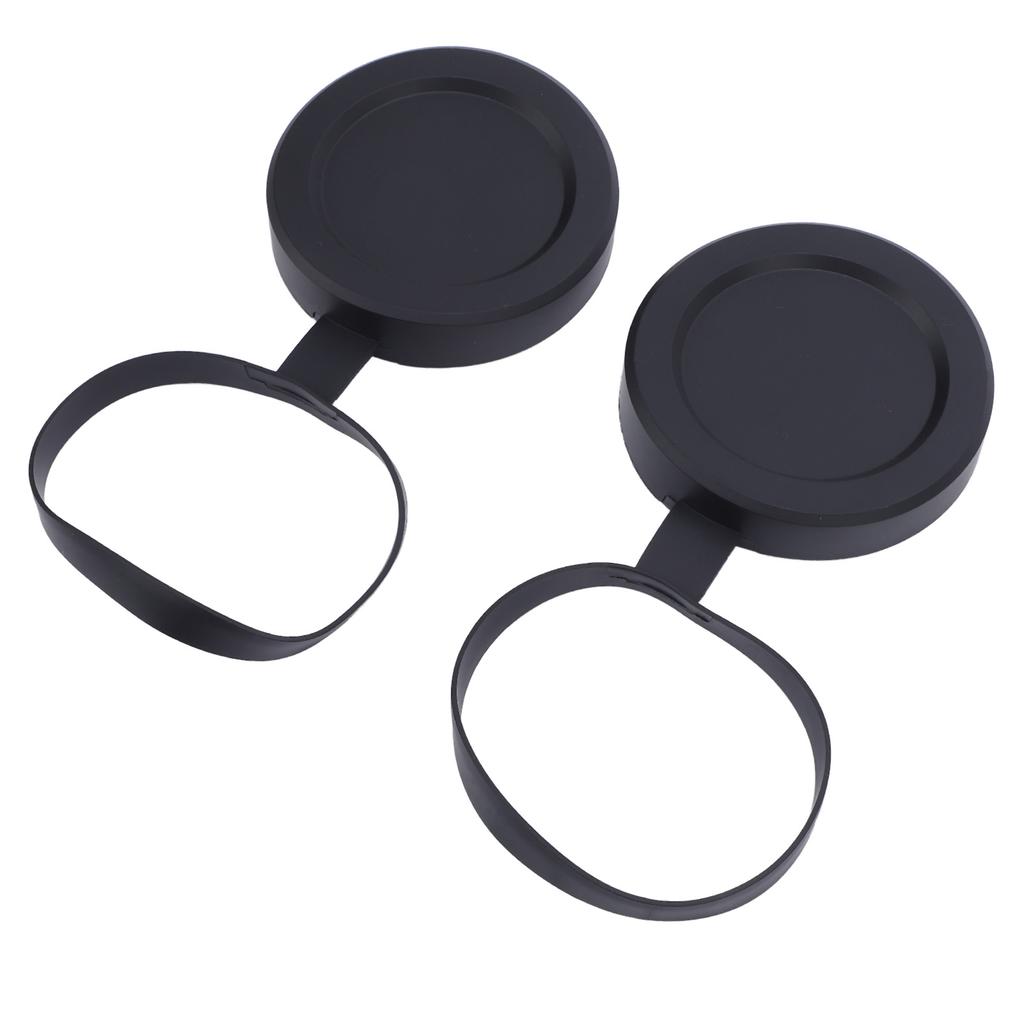2Pcs Objective Lens Caps Rubber Protective Snug Fit Telescope Lens Cover for ID 61 To 64mm Monocular Binocular