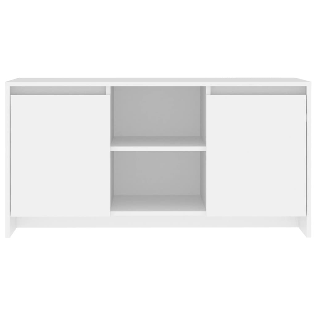Vidaxl TV Cabinet, White, 102X37.5X52.5 Cm, Wood-Based Material