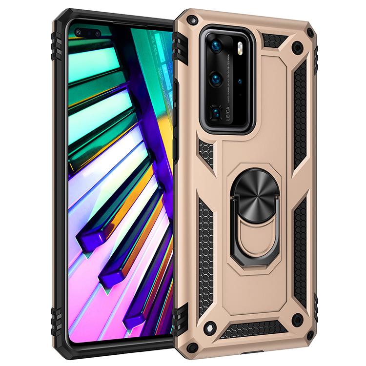 Ütésálló Páncél Autós Mágneses Telefontok Huawei Mate 40 30 20 20X P40 P30 P20 Lite Pro Plus 5G 2019-hez Gyűrűtartó Hátlap