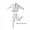 Handmade PU Leather Jacket Pants Suits  For 11.5 Inch Doll/for 1/6 Male Action Figure Dolls