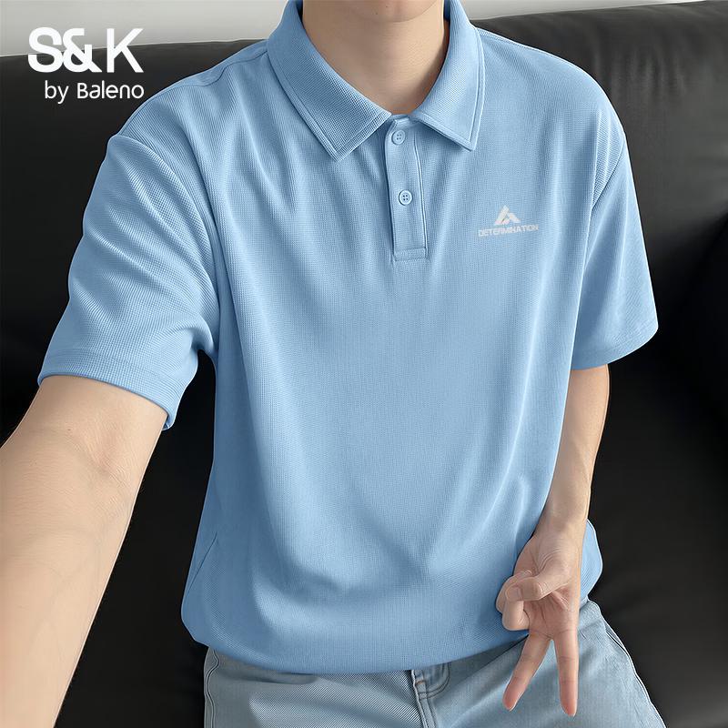 Baleno Men s S&K Series Waffle Knit Polo Shirt L
