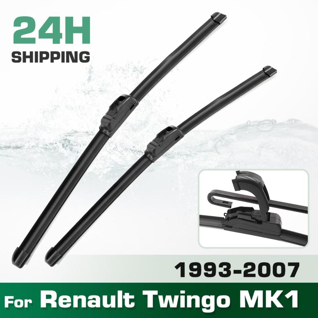 For Renault Twingo MK1 1993-2007 2002 2003 2004 2005 2006 Wiper Front Wiper Blades Windshield Windscreen Window Brush 26"+26