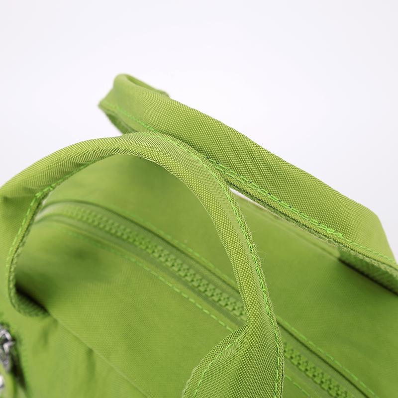 Solid Color Women's Backpack Large Capacity Nylon Backpack
