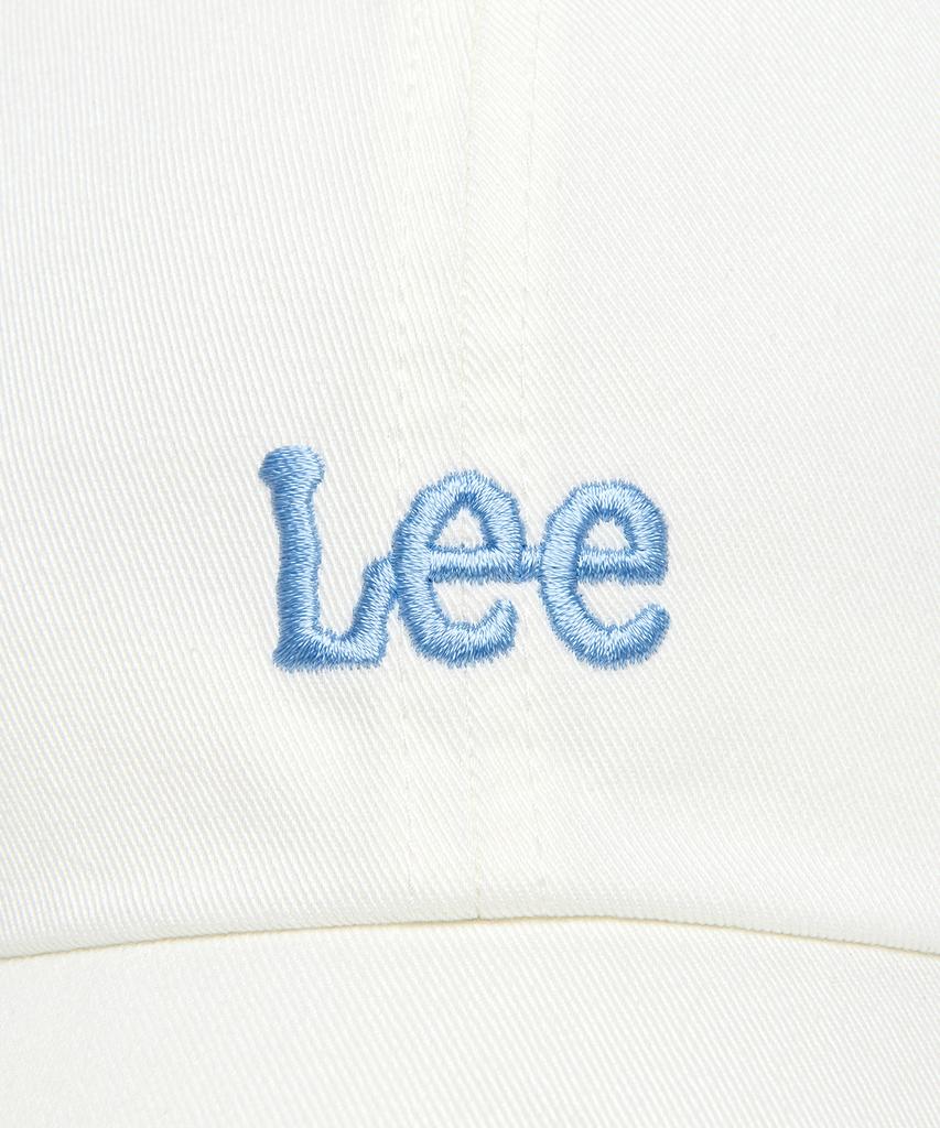 LEE Small Twitch Logo Cotton Curve Ball Cap White