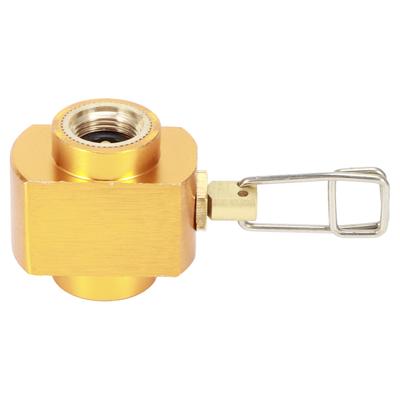 G1/4 DN8 Adapter do kuchenki kempingowej na zewnątrz Adapter zaworu do napełniania gazu Akcesorium do kuchenki gazowej