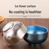 Premium Double-Layer Thickened Titanium Rice Bowl for Home, Restaurant, and Outdoor Use