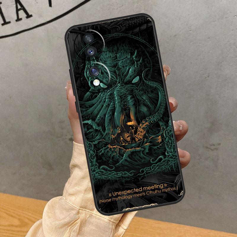 Cthulhu Mythos Hülle Für Honor Magic 5 6 7 8 Pro 400 200 Lite 50 70 90 Win RT X8c X8b X9a X9b X9c X9d Cover