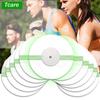 Tcare 10Pcs Universal Sensor Patches Breathable Waterproof Adhesive Clear No Glue Center For All Devices