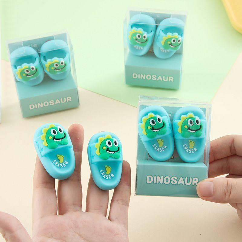 

Милый ластик в форме слитка, мультяшный ластик dinosaur mixed 2 boxes