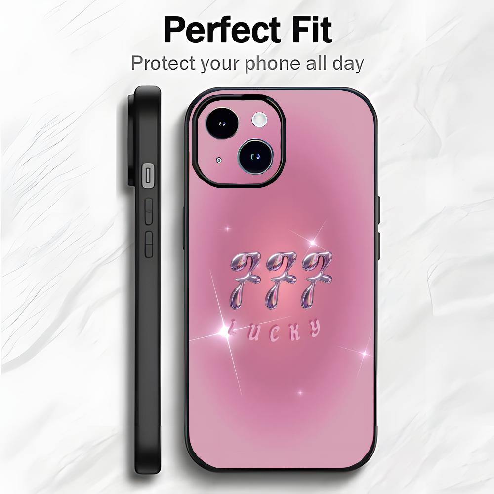 

Pink Angel Number Energy Art Phone Case Phone Case Soft Packaging Lightweight For iPhone17 16 15 14 13ProMax iphone12promax