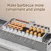 5V AC/DC Fully Automatic Barbecue Flipping Rack Width Adjustable Rolling Skewer Grill Automatic Rotating Barbecue Grill