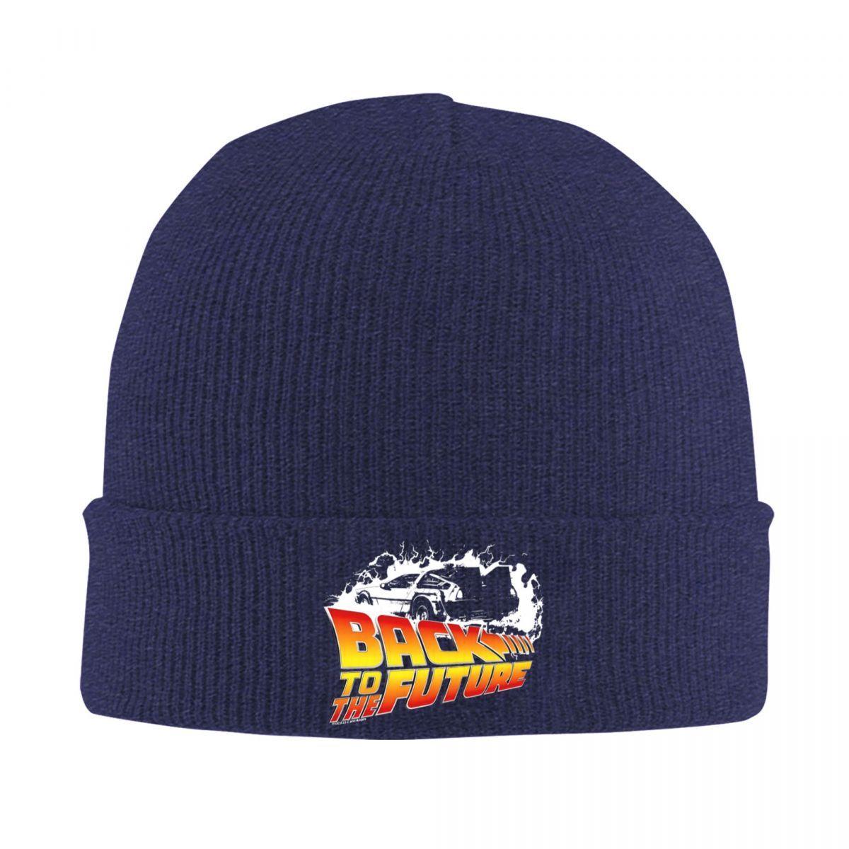 

Back To The Future Art Hats Autumn Winter Beanie Warm Classic Movie Film Series Cap Female Male Knitted Hat