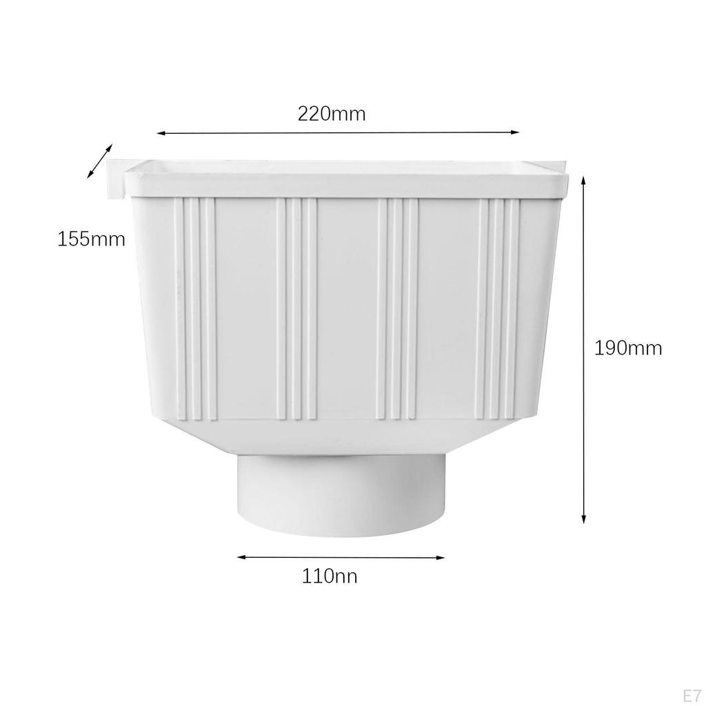 Collection System, Garden Gutter Drain, Collector, Roof Water Diverter for Patio, Rain,