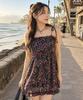 Helingbon Women'S Flower Summer Strap A-Line Mini Dress / Hg133W