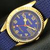 VINTAGE REFURBISHED CITIZEN AUTOMATIC 8200 JAPAN MENS BLUE DIAL WATCH A445351-1