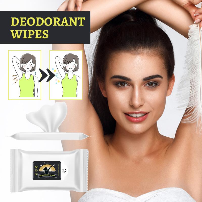 Deodorizing Body Wipes Disposable and Moist Gentle Cleansing Wipes For Sweat Odor Sports School Trip and Travel