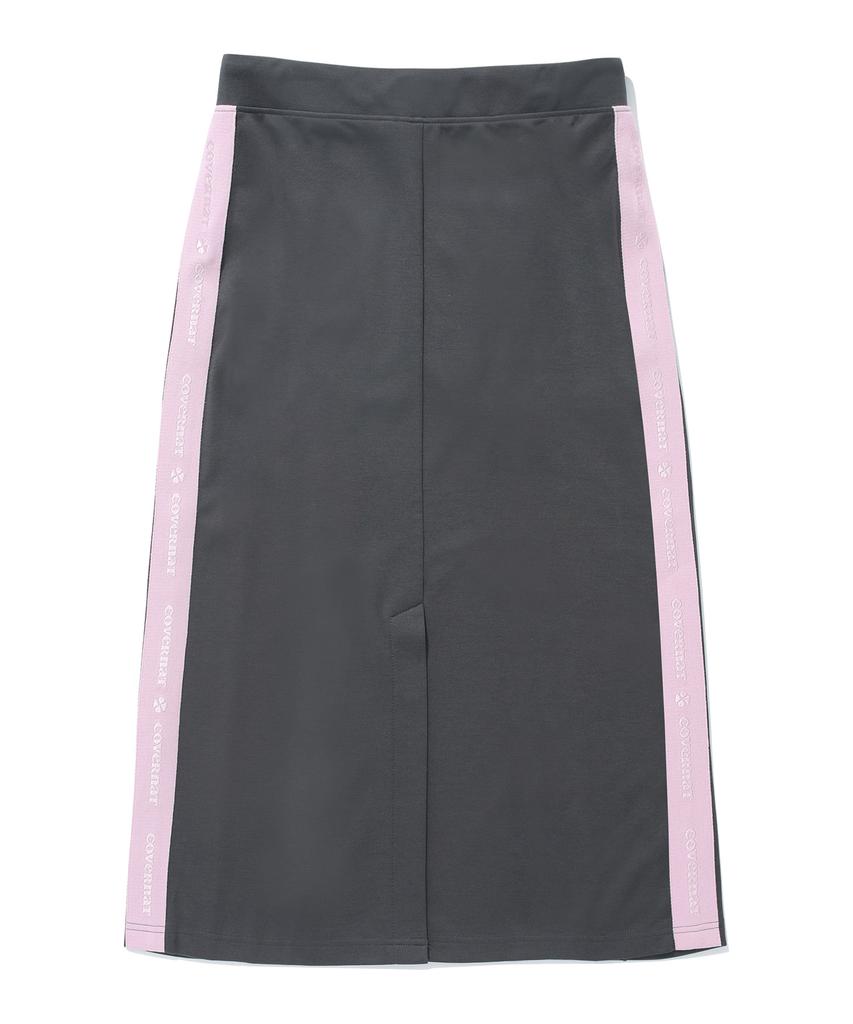 Covernat Woman Track Skirt Charcoal
