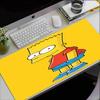 The Simpsons Theme Mouse Pad, Non Slip Rubber Base, Multifunctional Office & Home Decor, Perfect for Workspace Personalization.