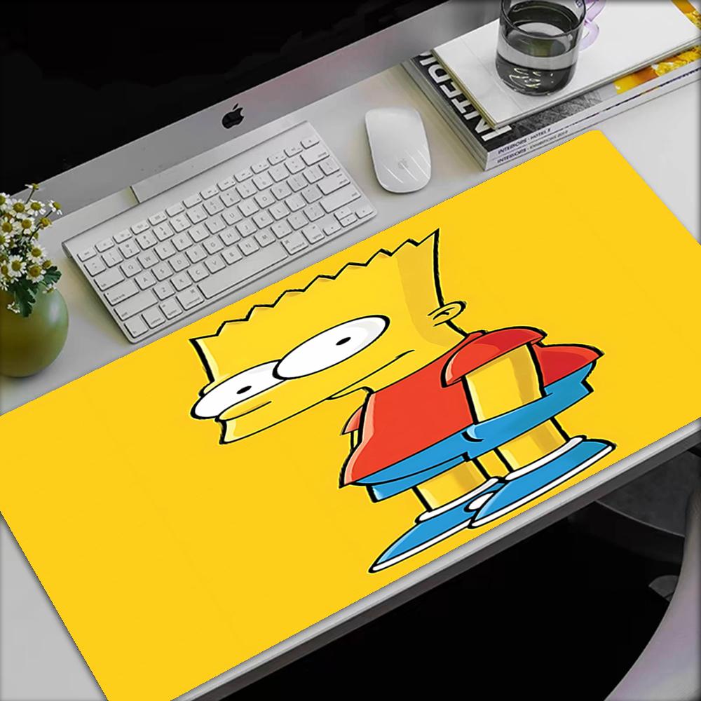 The Simpsons Theme Mouse Pad, Non Slip Rubber Base, Multifunctional Office & Home Decor, Perfect for Workspace Personalization.