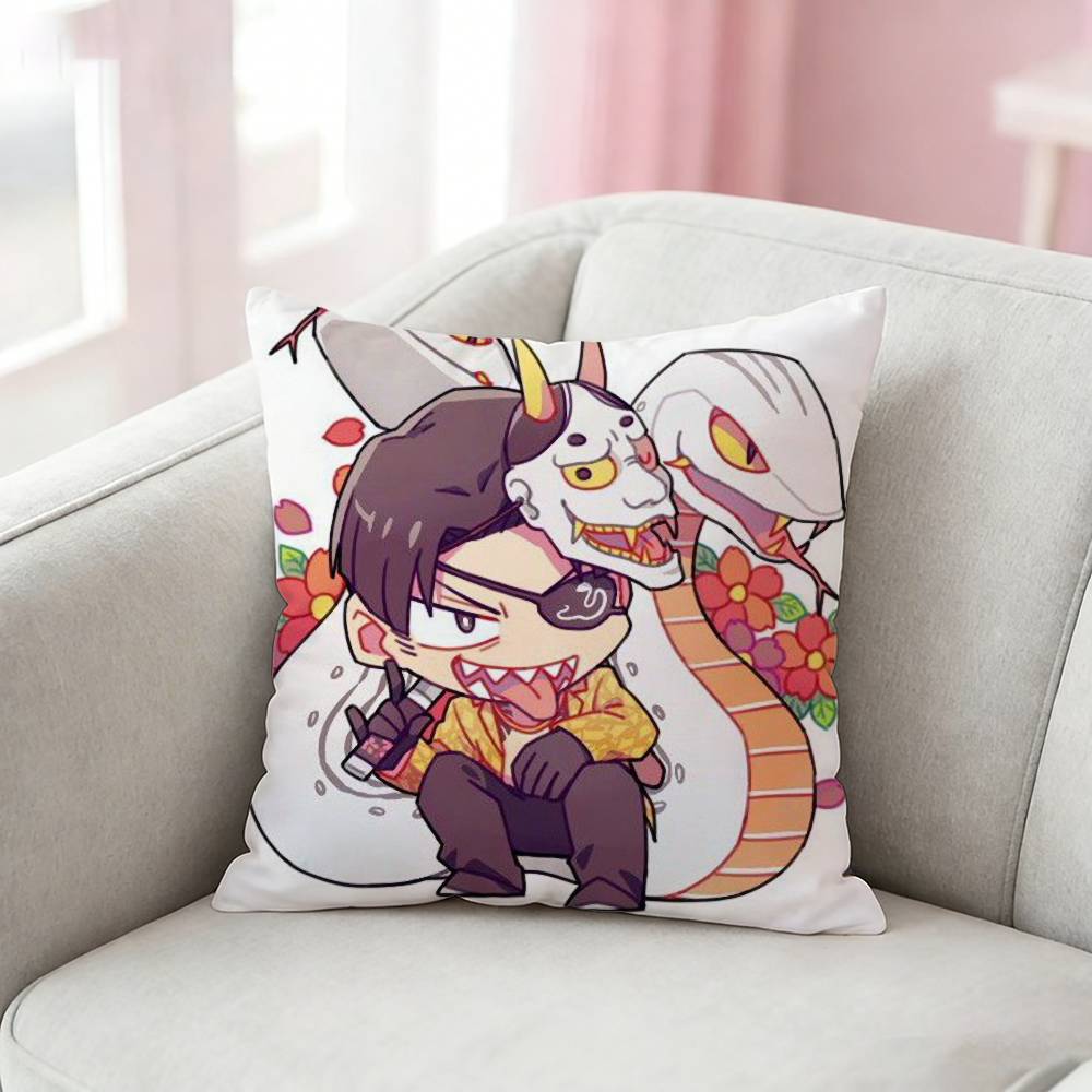 Goro Majima Game YYakuza Pillow Case for Sofa Living Room Home Office Decor Protective Cover