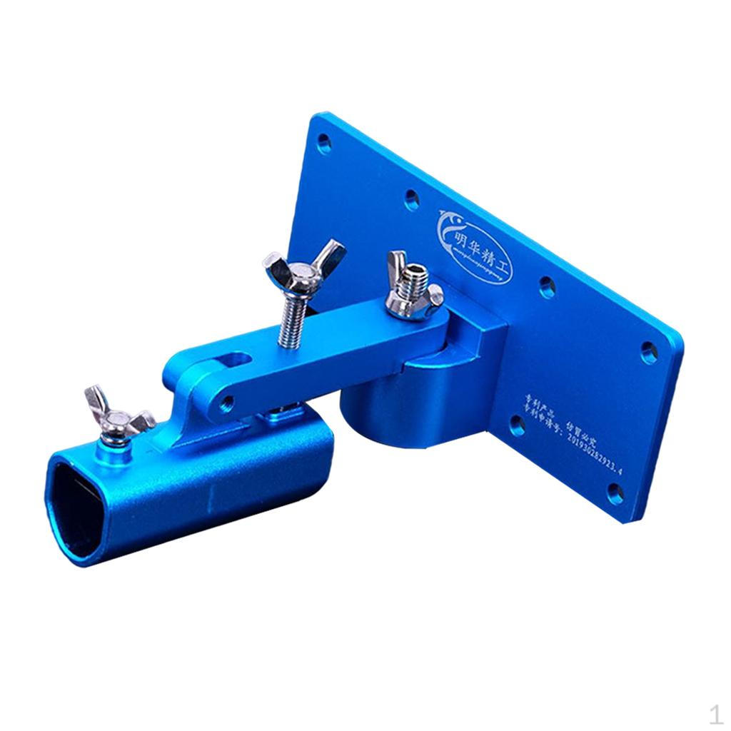 

Rod Holder Set Rotatable Adjustable Bracket with Screws Kayak Canoe Accessory Pole синий