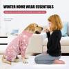 Winter Clothes for Dogs Pajamas Jumpsuit Four Legs Winter Onesies for Medium Large Dogs Warm Puppy Jumpsuit Dog Clothes