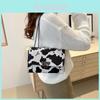 Trendy Summer Handbag Elegant Chain Strap Shoulder Bag In Chic Leopard And Cow Print Design