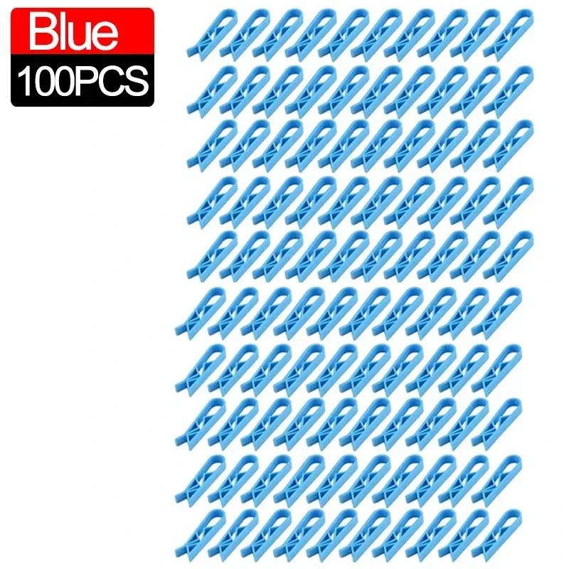 

100 шт. фиксированных зажимов для мусорных мешков кухонные пакеты для закусок уплотнительный зажим мусорное ведро держатель зажимов для мусорных мешков зажимы для мусорной корзины гаджеты 100pcs