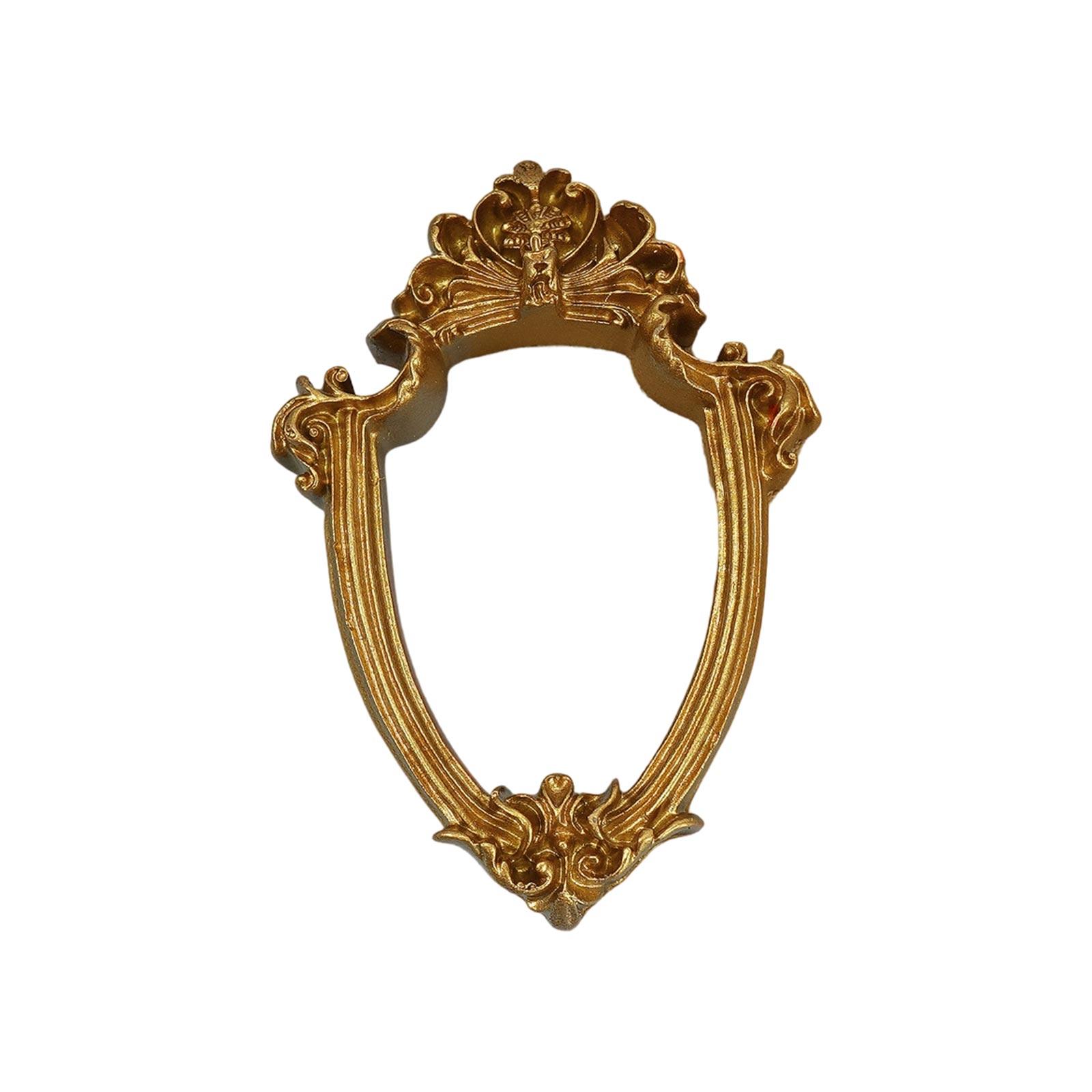 

Vintage Photo Frame Small Size Ornament Decorative Frame One Size золотой