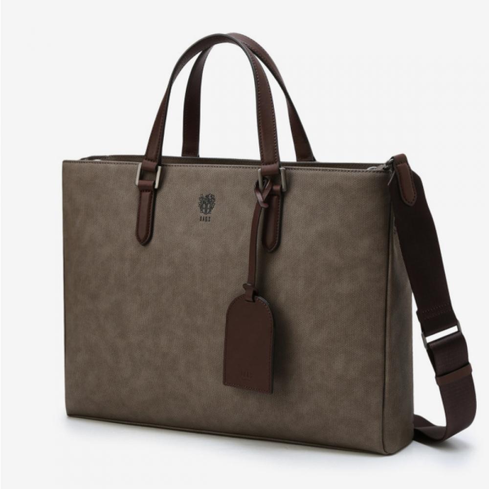 

Daks Beige Two Tone Canvas Document Bag Dbba3f083i3 Single option