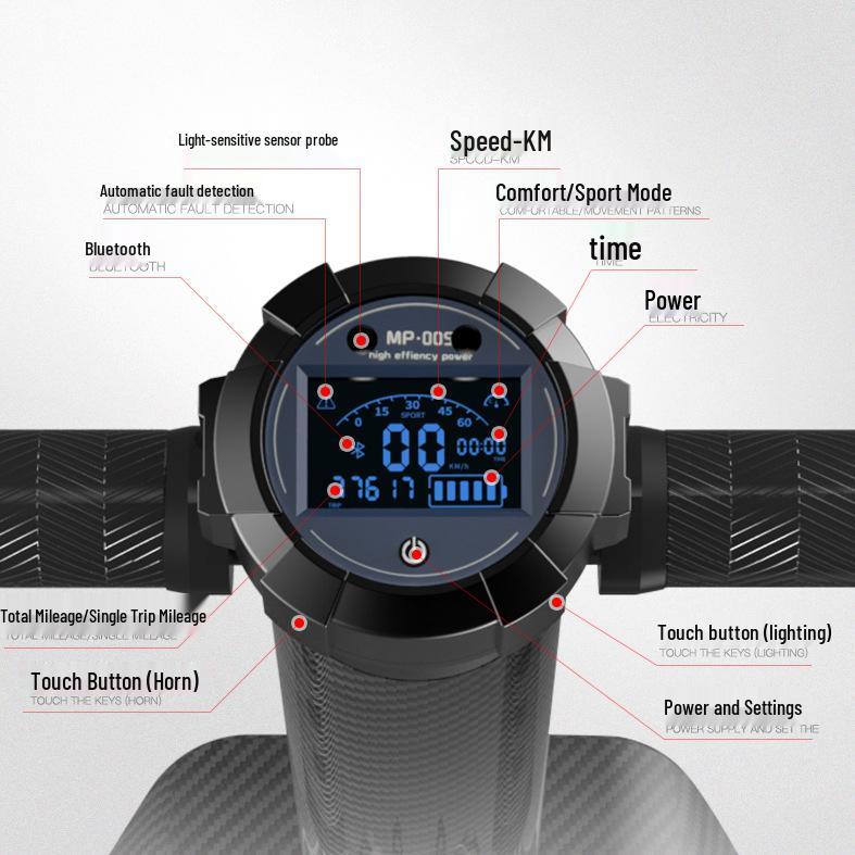 Xiaomi Brother MP005 Carbon Fiber Electric Wide Tire Unicycle Scooter for Adults